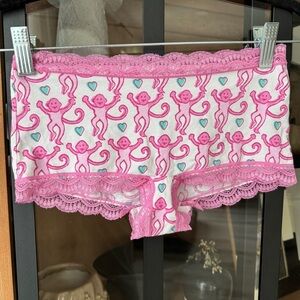 Roller Rabbit Icon Bikini underwear panties lace monkeys cotton modal teen